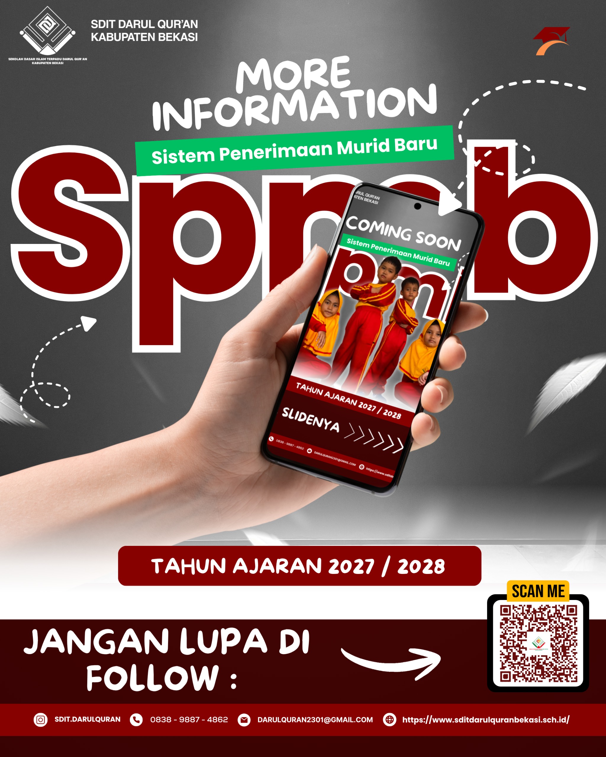 SPMB SDIT Darul Qur’an Kabupaten Bekasi Segera Dibuka, Kuota Hanya 25 Murid